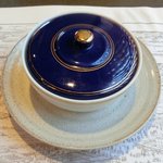 宇豆基野 - 宇豆基野ブランチ 2600円 の穴子の茶わん蒸しの餡かけ山葵添え