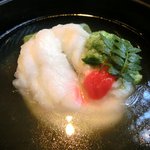 宇豆基野 - 宇豆基野ブランチ 2600円 の鮎魚女(アイナメ)とよもぎ豆腐の清汁仕立て