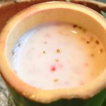 宇豆基野 - 宇豆基野ブランチ 2600円 の豆乳苺ジュース