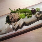 たこつぼ - あわびの刺身