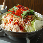 Spicy miso Motsu-nabe (Offal hotpot) (one serving)