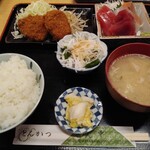 Tonkatsutompei - ひれかつ刺身定食