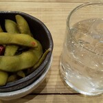 Taiheiyousakaba - 乾杯～。名物ピリ辛枝豆。
