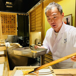 日本橋 蕎ノ字 - ◎車海老の天ぷらからスタート！