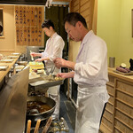 日本橋 蕎ノ字 - ◎大将が愛情込めて揚げる天ぷらは最高❗️