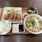 和食 ふなもと - 料理写真:冬季限定！ ◆カキフライ定食 ¥850-