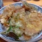 天ぷら 住友 - 野菜の天丼 690円(税込)