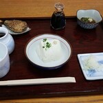 狭山 翁 - そばセットのそ蕎麦以外が運ばれます