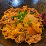 串屋 - 週替わりランチ　牛すき焼き丼