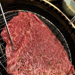 焼肉みずの - 焼風景