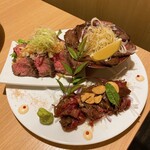 隠れ家個室 よしむら - お肉の盛り合わせ