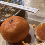 松よし - 解凍状態の冷凍ミカンw(デザート代わり)