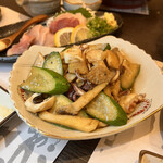 膳蔵 - アワビのバター醤油