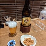 192421212 - ビール・お通し2種