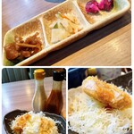 Tonkatsu Miso Yakuwa Na Daifukuten - 漬物旨し！ゴマドレ旨し！