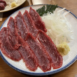 桜なべ 中江 - 馬刺し　ロース
