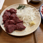 桜なべ 中江 - 馬刺し　ヒレ