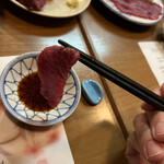 桜なべ 中江 - 馬刺し　ロースリフトアップ！