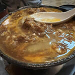 桜なべ 中江 - 〆に親子丼風に