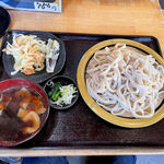 Kosegawa - 大もりうどん（780円）＋肉汁（80円）＋てんぷら（120円）
