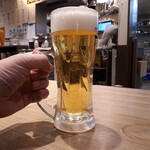 格安ビールと鉄鍋餃子 3・6・5酒場 - 生ビール２０９円