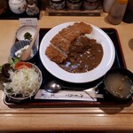 とんかつ・串揚げ 冨岳 - ランチカツカレー大盛９９０円