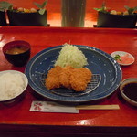 薩摩 茶美豚 とんかつ 花 - ヒレカツ＋ごはんセット