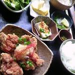 和彩彩舗 - 鶏のカラッと揚げみぞれポン酢の定食