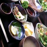 和彩彩舗 - カレイの唐揚げの定食