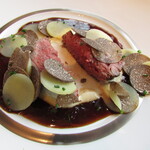 ラ メゾン ドゥ グラシアニ - 神戸牛フィレのロティ マデラソース ジャガイモとトリュフのロザス