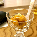 鮨おばな - 雲丹パフェは浜中の馬糞