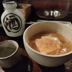 Sasuraibito - お通し：マーボー餡掛け豆腐