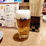 Robata Daibou - 生ビール 550円