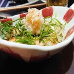 炭焼き ほとり - 鶏皮ポン酢