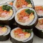 Colored vegetable kimbap