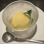 博多もつ鍋 やま中 - ポンカンシャーベット