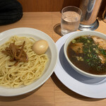 中華そば やなぎや - つけ麺＋味玉