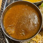 砂肝の煮込みカレー