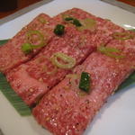 桔梗苑 - 黒毛和牛上ロース　塩