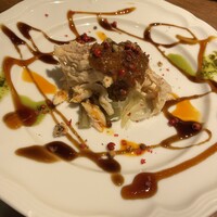 蔭山樓 表参道店 - 棒棒鶏3色添え