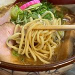 麺屋 高橋 - おさかな正油らーめんの麺