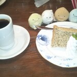 雪詩慕雲 - 雪詩慕雲ブレンド、紅茶のシフォンケーキ。