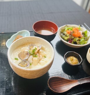 Hitoiki Chaya - 海鮮MIX粥（ランチセット）
