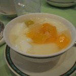 オークラチャイニーズレストラン 桃里 - デザート杏仁豆腐