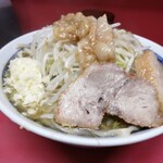 ラーメン二郎 桜台駅前店 - ニンニク　アブラマシ