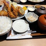 Tonkatsu Wakou - 私のぉ〜葵(レディース膳)1550円税込ですってぇ〜♪男性客もぉ〜注文可なのぉ～♪