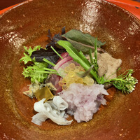 草喰 なかひがし - 鯉の平造り