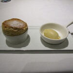 レストラン ラフィナージュ - マロンのスフレとヴァニラアイス