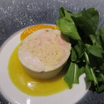 レストラン ラフィナージュ - 若鶏のガランティーヌ（アップ）