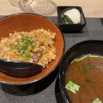 難波 鉄板焼き Sublime - ガーリックライス